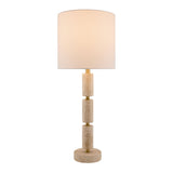 Modern European furniture - Stacked Marble Tube Table Lamp - www.oroa.com