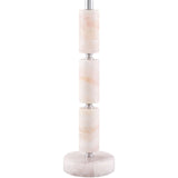 Modern European furniture - Stacked Marble Tube Table Lamp - www.oroa.com
