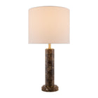 Modern European furniture - Brushed Marble Tube Table Lamp - www.oroa.com