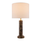 Modern European furniture - Brushed Marble Tube Table Lamp - www.oroa.com