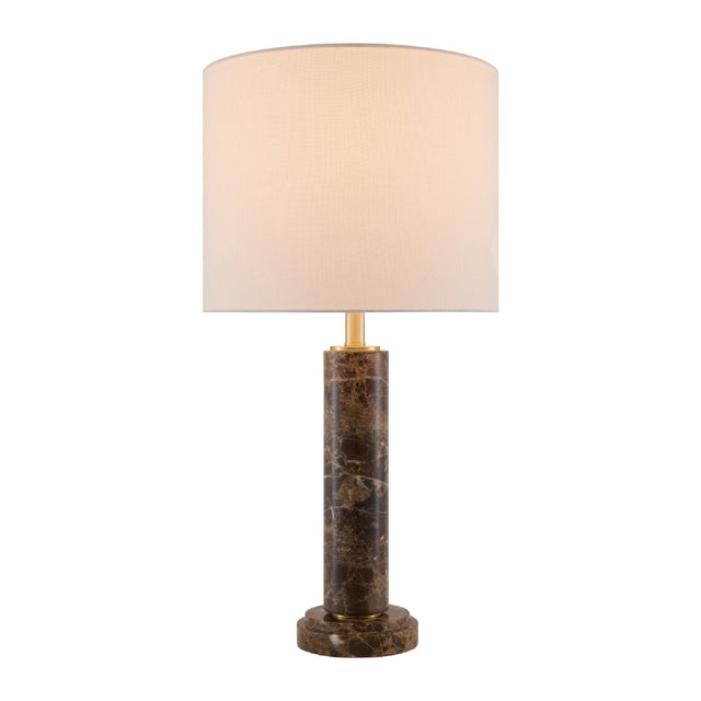 Modern European furniture - Brushed Marble Tube Table Lamp - www.oroa.com
