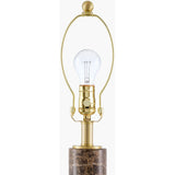 Modern European furniture - Brushed Marble Tube Table Lamp - www.oroa.com