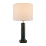 Modern European furniture - Brushed Marble Tube Table Lamp - www.oroa.com