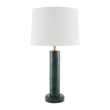 Modern European furniture - Brushed Marble Tube Table Lamp - www.oroa.com