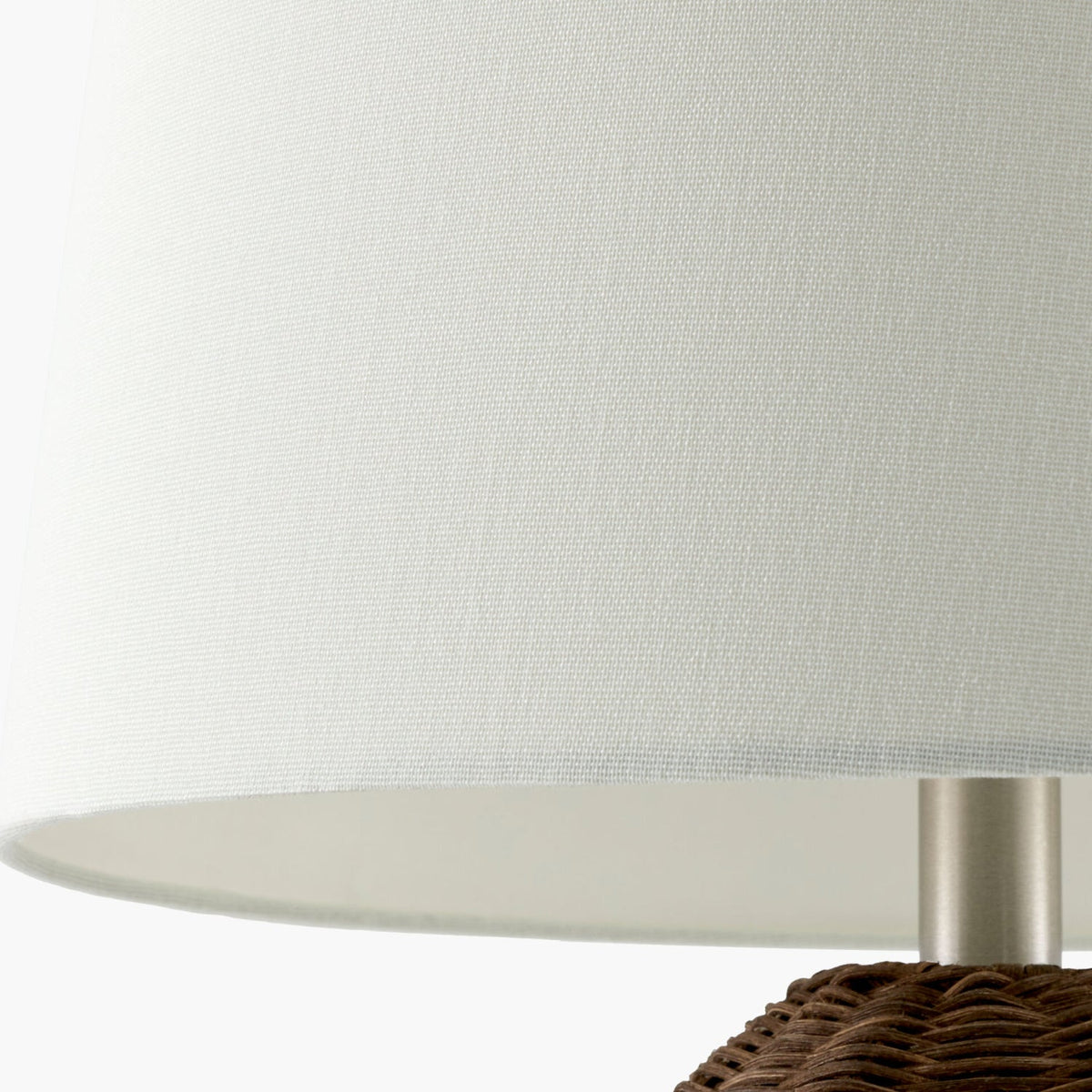 Modern European furniture - Painted Brown Rattan Table Lamp - www.oroa.com