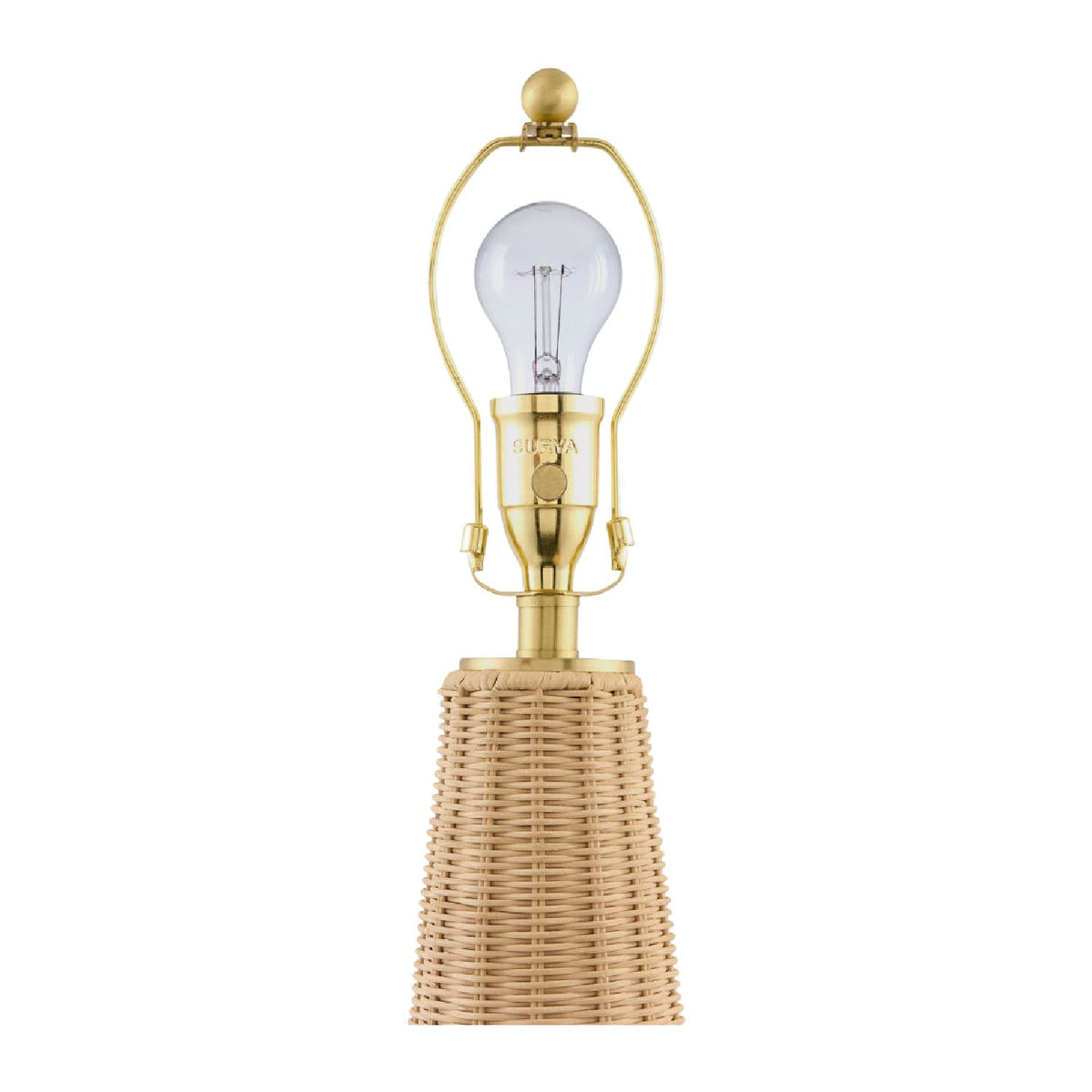 Modern European furniture - Dome Rattan Accent Table Lamp - www.oroa.com
