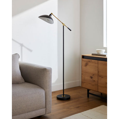 Modern European furniture - Black Metal Accent Floor Lamp - www.oroa.com