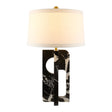 Modern European furniture - Geometrical Black Marble Table Lamp - www.oroa.com