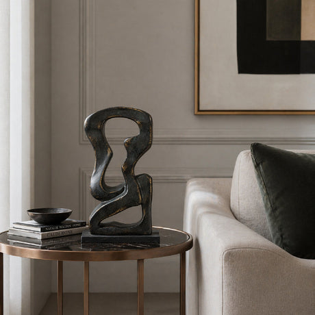 Modern European furniture - Antiqued Iron Decorative Sculpture - www.oroa.com