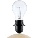 Modern European furniture - Brown Travertine Linen Table Lamp - www.oroa.com