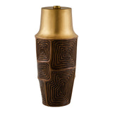 Modern European furniture - Painted Gold Accent Table Lamp - www.oroa.com