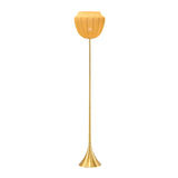 Modern European furniture - Yellow Linen Accent Floor Lamp - www.oroa.com