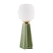 Modern European furniture - White Glass Globe Table Lamp - www.oroa.com