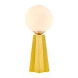 Modern European furniture - White Glass Globe Table Lamp - www.oroa.com