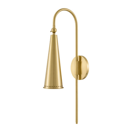 Modern European furniture - Gold Conical Wall Lamp - www.oroa.com