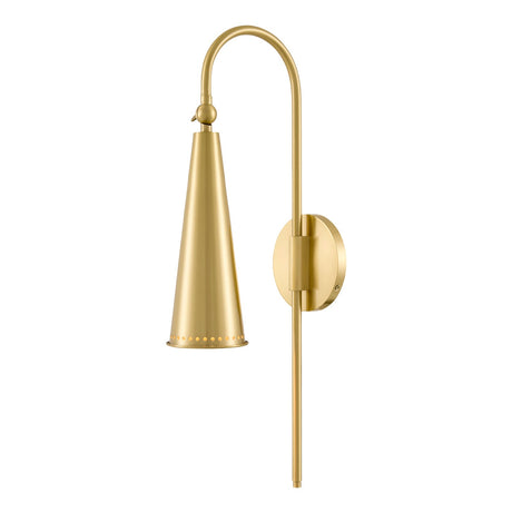 Modern European furniture - Gold Conical Wall Lamp - www.oroa.com