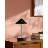 Modern European furniture - Empire Leather Shade Table Lamp - www.oroa.com