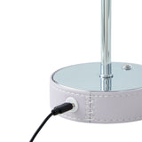 Modern European furniture - Empire Leather Shade Table Lamp - www.oroa.com