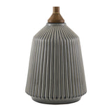 Modern European furniture - Reeded Glazed Ceramic Table Lamp - www.oroa.com