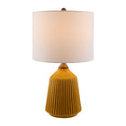 Modern European furniture - Reeded Glazed Ceramic Table Lamp - www.oroa.com
