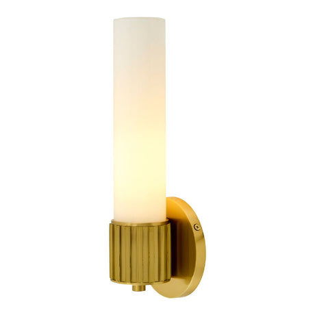 Modern European furniture - Cylindrical White Glass Wall Lamp S - www.oroa.com