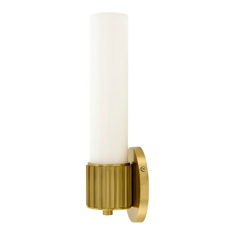 Modern European furniture - Cylindrical White Glass Wall Lamp S - www.oroa.com