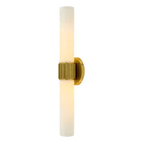 Modern European furniture - Cylindrical White Glass Wall Lamp L - www.oroa.com