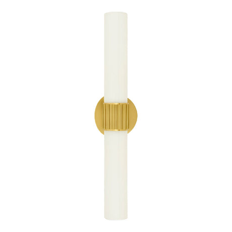 Modern European furniture - Cylindrical White Glass Wall Lamp L - www.oroa.com