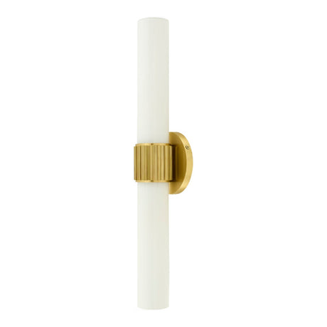 Modern European furniture - Cylindrical White Glass Wall Lamp L - www.oroa.com
