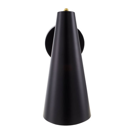 Modern European furniture - Conical Black Iron Wall Lamp - www.oroa.com