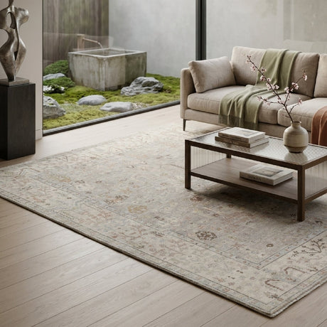 Modern furniture - Antique Wash Wool Fringed Carpet - www.oroa.com
