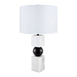 Modern European furniture - Two-Toned Geometrical Marble Table  Lamp - www.oroa.com