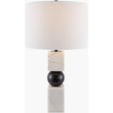 Modern European furniture - Two-Toned Geometrical Marble Table  Lamp - www.oroa.com
