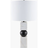 Modern European furniture - Two-Toned Geometrical Marble Table  Lamp - www.oroa.com