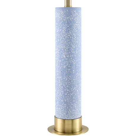 Modern European furniture - Speckled Blue Cement Table Lamp - www.oroa.com