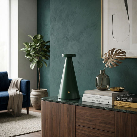 Modern European furniture -  Conical Iron Accent Table Lamp - www.oroa.com