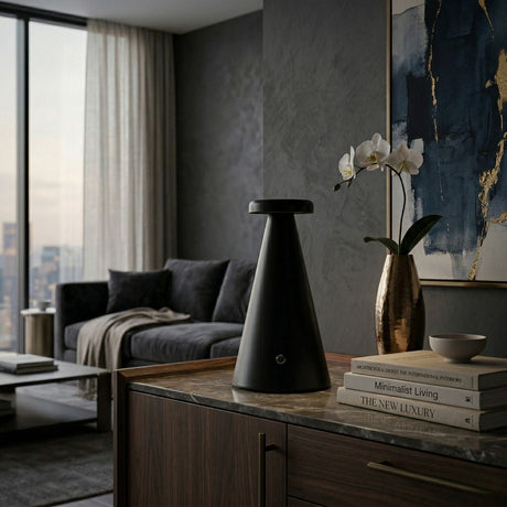Modern European furniture -  Conical Iron Accent Table Lamp - www.oroa.com