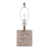 Modern European furniture - Beige Linen Accent Floor Lamp - www.oroa.com