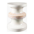 Modern European furniture - Two-Toned Layered Ceramic Garden Stool - www.oroa.com