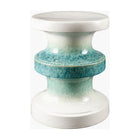 Modern European furniture - Two-Toned Layered Ceramic Garden Stool - www.oroa.com