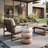Modern European furniture - Layered Glazed Ceramic Garden Stool - www.oroa.com