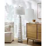 Modern European furniture - White Accent Floor Lamp - www.oroa.com