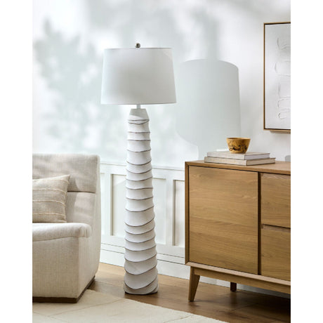 Modern European furniture - White Accent Floor Lamp - www.oroa.com