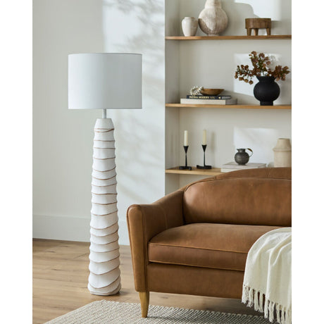 Modern European furniture - White Accent Floor Lamp - www.oroa.com