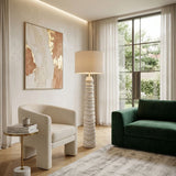 Modern European furniture - White Accent Floor Lamp - www.oroa.com