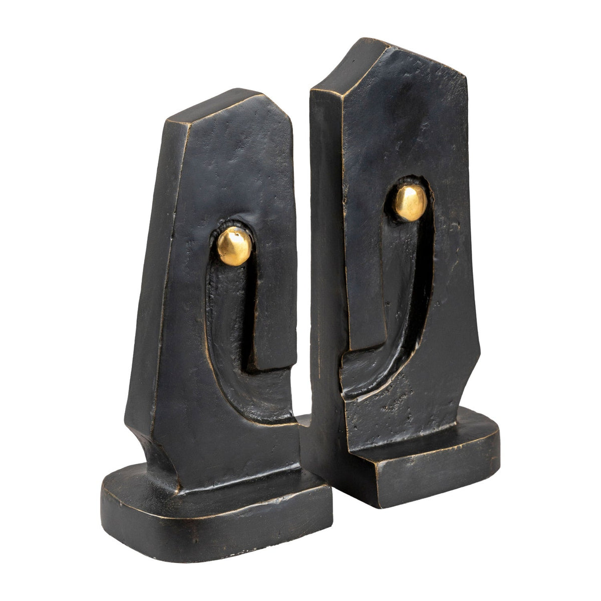 Modern European furniture - Bronze Antiqued Bookend Set (2) - www.oroa.com