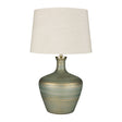 Modern European furniture - Antique Green Glass Table Lamp - www.oroa.com