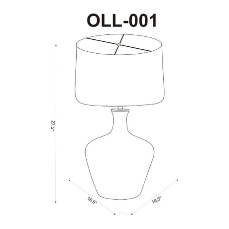 Modern European furniture - Antique Green Glass Table Lamp - www.oroa.com