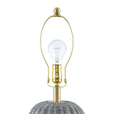 Modern European furniture - Hand-painted Rattan Linen Table Lamp - www.oroa.com
