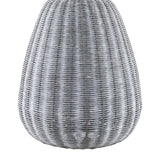 Modern European furniture - Hand-painted Rattan Linen Table Lamp - www.oroa.com
